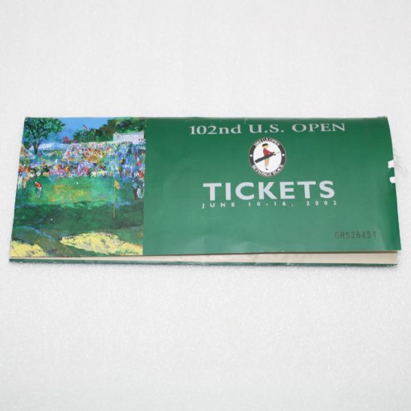 2002 U.S. Open Ticket Matching Number Set - Minus Monday/Tuesday 