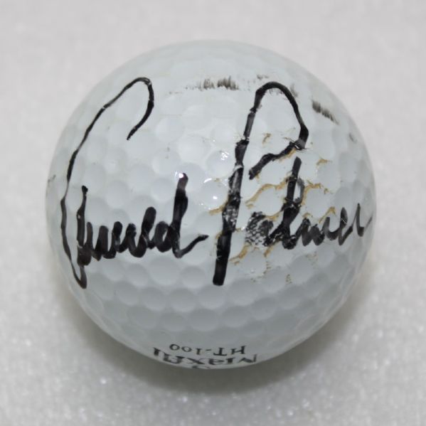 Arnold Palmer Signed Golf Ball JSA COA  