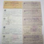 Lot of Ten Sam Snead Signed Checks-All dated from 1953 His HOF Induction-JSA COA