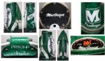 Charley Penna Combination Lot: Charley Penna Putter, Wingback Irons, Golf Bag, and Woods Set