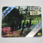 2006 Masters Badge Signed by Phil Mickelson JSA COA
