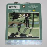 2013 Adam Signed Masters Badge JSA COA