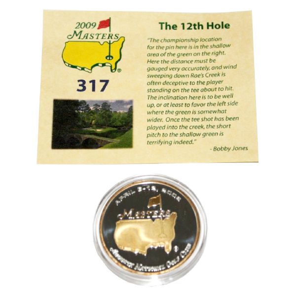 2009 Masters Silver Commemorative Coin - #317/500