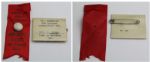 Tam O'Shanter Combination Lot: All American Contestant Guest Badges, Ash Tray, Scorecard, and Matchbook