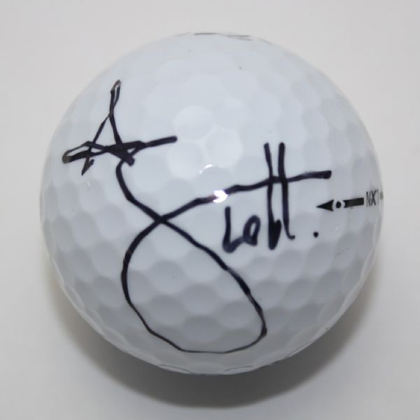 Adam Scott Signed Masters Logo Golf Ball JSA COA
