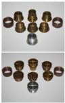 Toney Penna Combination Lot: Oak Knock Block, Wooden Ball Box, Experimental Club, and Club Refinishers