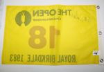 Tom Watson Signed 1983 Royal Birkdale Replica Flag JSA COA