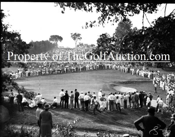 Ouimet and Sarazen Vintage Glass Plate Negative - Dennis Brearley Collection GF27