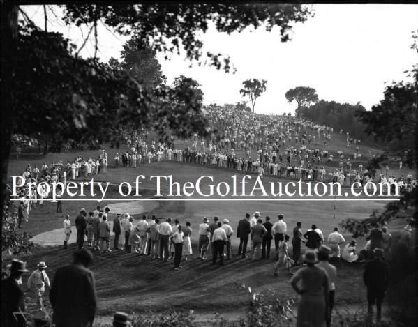 Ouimet and Sarazen Vintage Glass Plate Negative - Dennis Brearley Collection GF28
