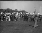 Ouimet Playing Sarazen Vintage Glass Plate Negative - Dennis Brearley Collection GF43