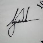Tiger Woods Signed 100th US Open White Embroidered Flag UDA BAJ05001