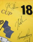 2008 Team USA signed Ryder Cup at Valhalla Flag - Winning Team Usa !JSA COA
