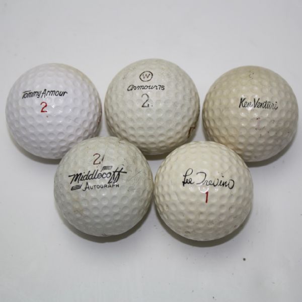 Lot of 5 Specialty Balls and Lot of 60 Logo Balls