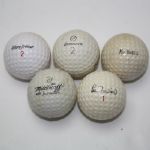 Lot of 5 Specialty Balls and Lot of 60 Logo Balls