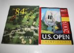 Lot of Six 'US Open' Signed Journals or Programs including Pairing Sheet JSA COA