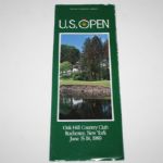 Lot of Six 'US Open' Signed Journals or Programs including Pairing Sheet JSA COA