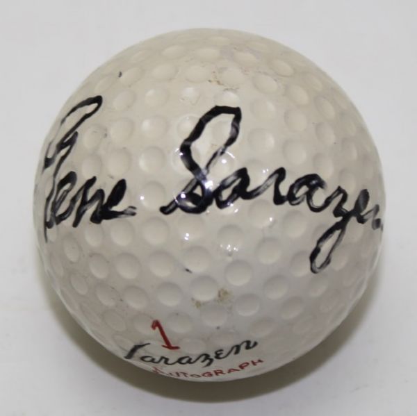 Gene Sarazen Signed Golf Ball JSA COA