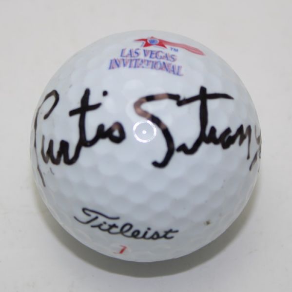 Curtis Strange Signed Golf Ball JSA COA