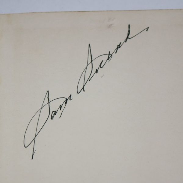 Golf Lessons from Sam Snead - Signed by Sam Snead JSA COA