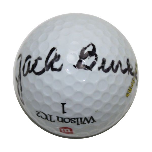 Jack Burke Signed Champions Golf Club Logo Golf Ball JSA COA