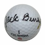 Jack Burke Signed Champions Golf Club Logo Golf Ball JSA COA