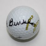 Jack Burke Signed 'Champions Golf Club' Logo Golf Ball JSA COA