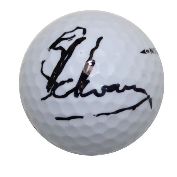 Charl Schwartzel Signed Masters Logo Golf Ball JSA COA