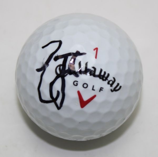 Zach Johnson Signed Golf Ball JSA COA