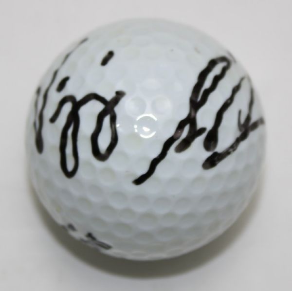 Vijay Singh Signed Golf Ball JSA COA