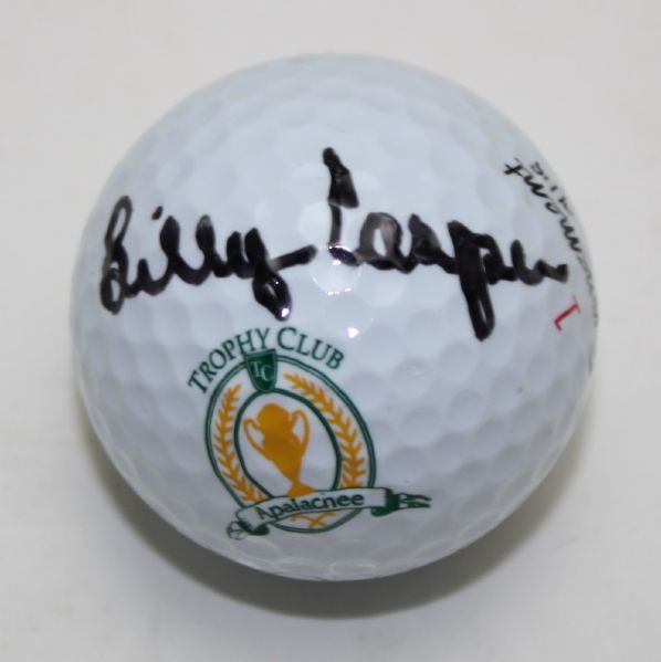 Billy Casper Signed Trophy Club Logo Golf Ball JSA COA