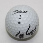 Larry Mize Signed Golf Ball JSA COA