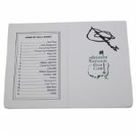 Seve Ballesteros Signed Masters Scorecard JSA COA