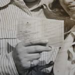 Craig Wood Wire Photo Showing Wife Masters Scorecard - 4/6/1941