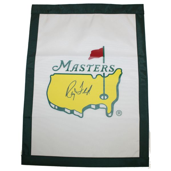 Ray Floyd Signed Undated Garden Flag JSA COA