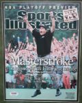 Phil Mickelson Signed SI with All 5 Major Tickets Surrounding - Framed PSA/DNA P35232
