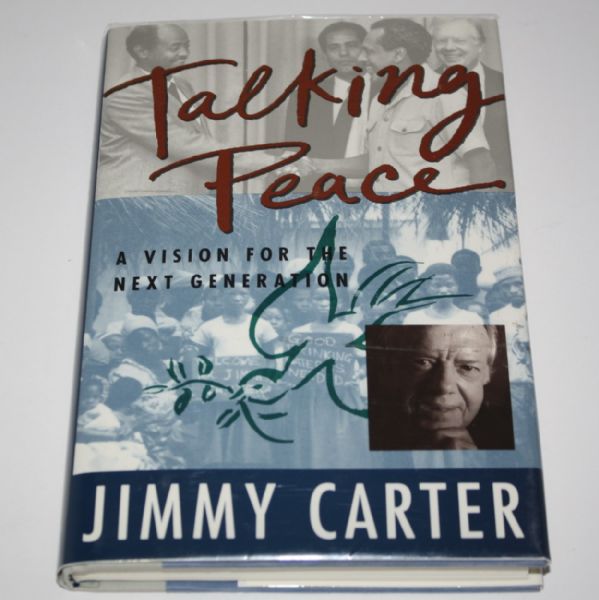 Jimmy Carter Signed Book Talking Peace - JSA COA