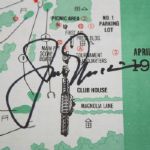 1986 Masters Spec Guide Signed by Jack Nicklaus JSA COA