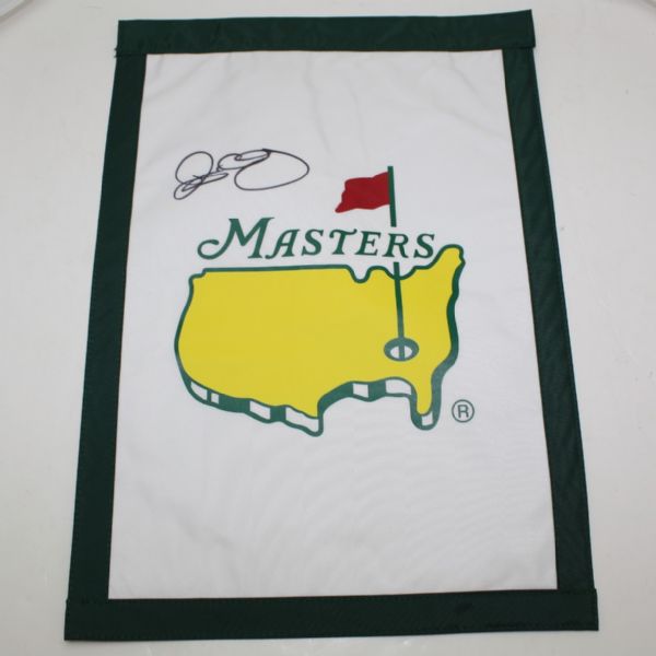 Rory McIlroy Signed Undated Masters Garden Flag JSA COA