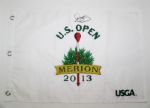 Rory McIlroy Autographed 2013 Embroidered White Merion Flag JSA COA