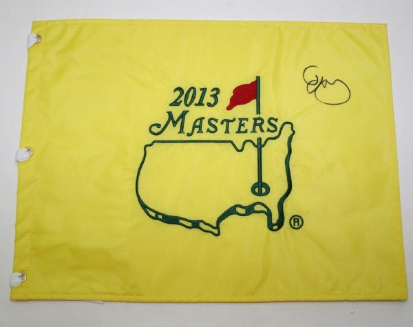 Rory McIlroy Autographed 2013 Masters Embroidered Flag JSA COA