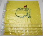 Lot of 5 Masters Undated Embroidered Pin Flags