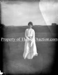 Old Time Womens Golfer Vintage Glass Plate Negative - Dennis Brearley Collection GF8
