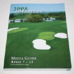 2008 Masters Media Guide-Not Sold to General Public-Very Limited