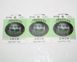 Lot of Three Masters 2010 Masters Badges Phil Mickelson WINS His 3rd Masters