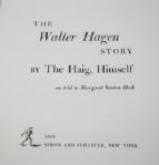 The Walter Hagen Story- Honoree 1977 Memorial Tournament Reprint #108/250 Scarce!