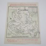 1960 Masters Pairing Sheet - Palmer's Second Green Jacket