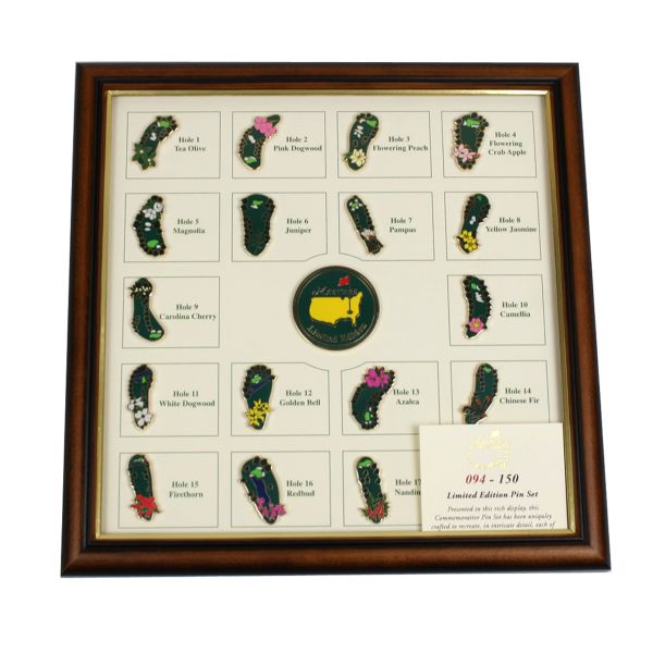 2014 Masters Limited Edition (#93/150) Framed Pin Set-Sold Out Early in The Week