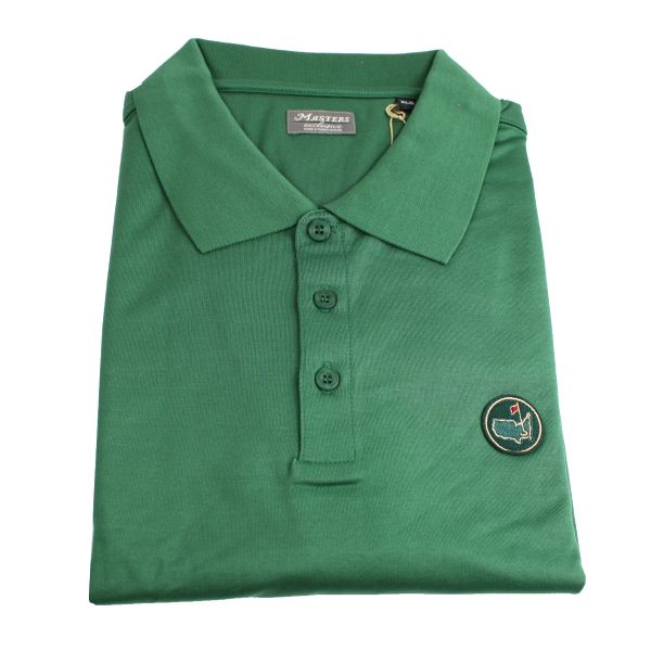 Masters Exclusive XL Green Members Logo Golf Shirt