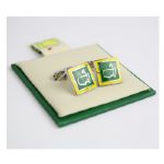 Master cuff links-Green Logo