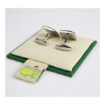 Master cuff links-Green Logo